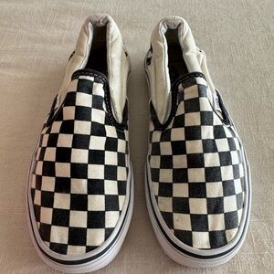 Vans Kids Checkered Slip-On Sneakers